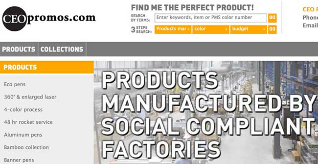 ceo promos socially responsible manufacturing
