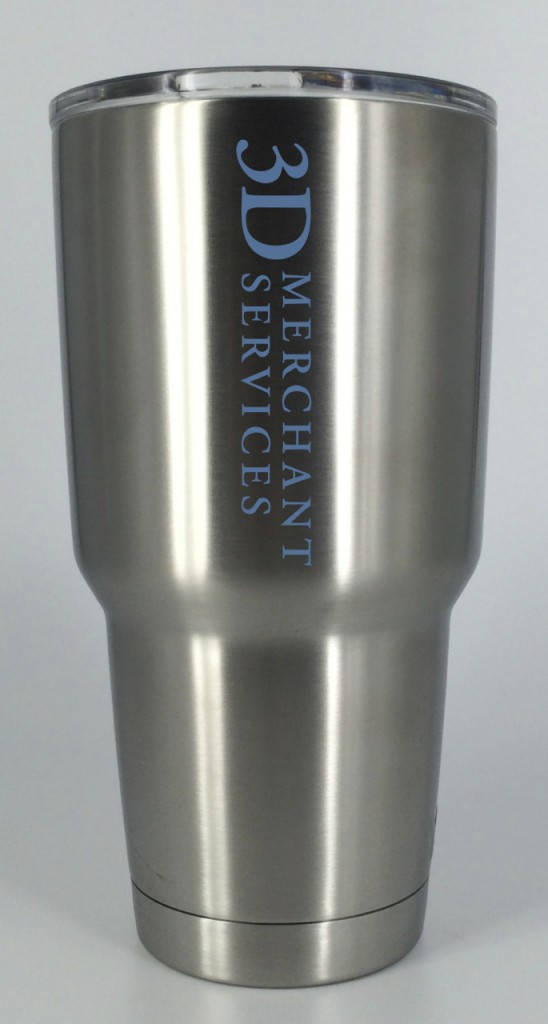 Yeti Rambler 30 digital proof, custom logo