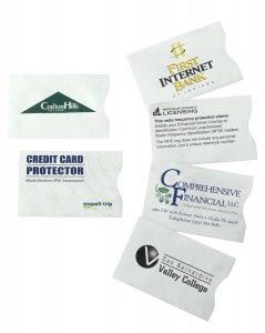 custom rfid sleeve promotional products