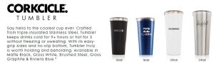 custom logo tumblers corkcicle